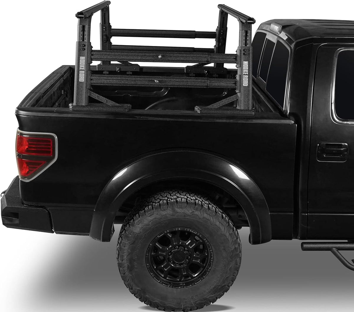 Overland Truck Bed Cargo Rack Extendable Aluminum Truck Ladder Rack Adjustable Height Heavy Duty M774398