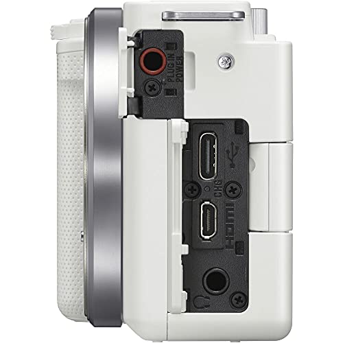 White Mirrorless Camera with 16-50mm Lens L5830