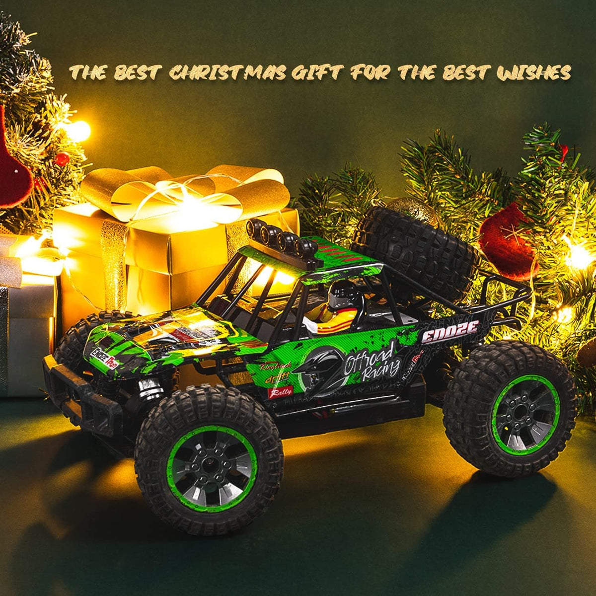 Green 4WD RC Monster Truck V7207