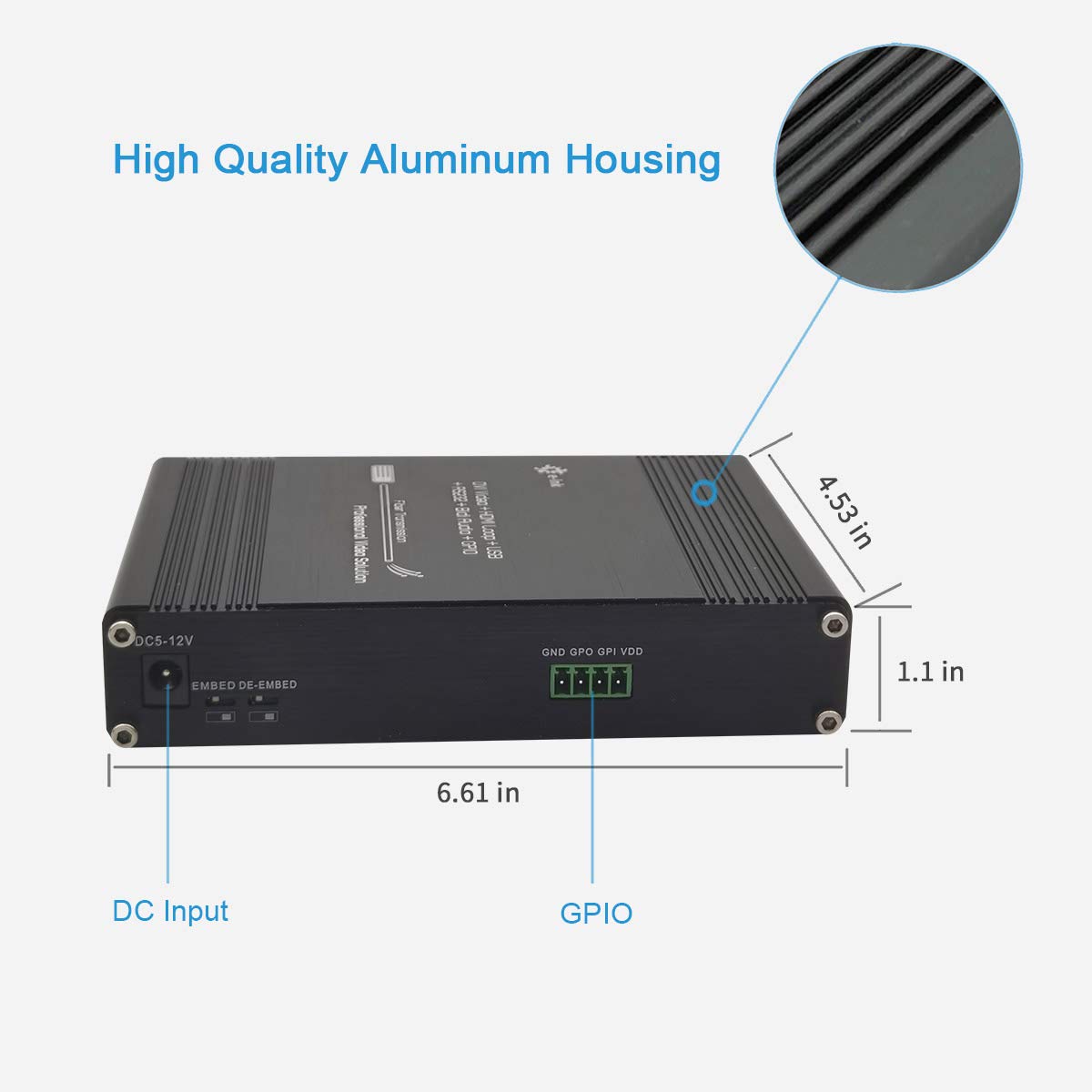 HDMI Fiber Extender 20km Single-Mode Optical Transceiver X62083