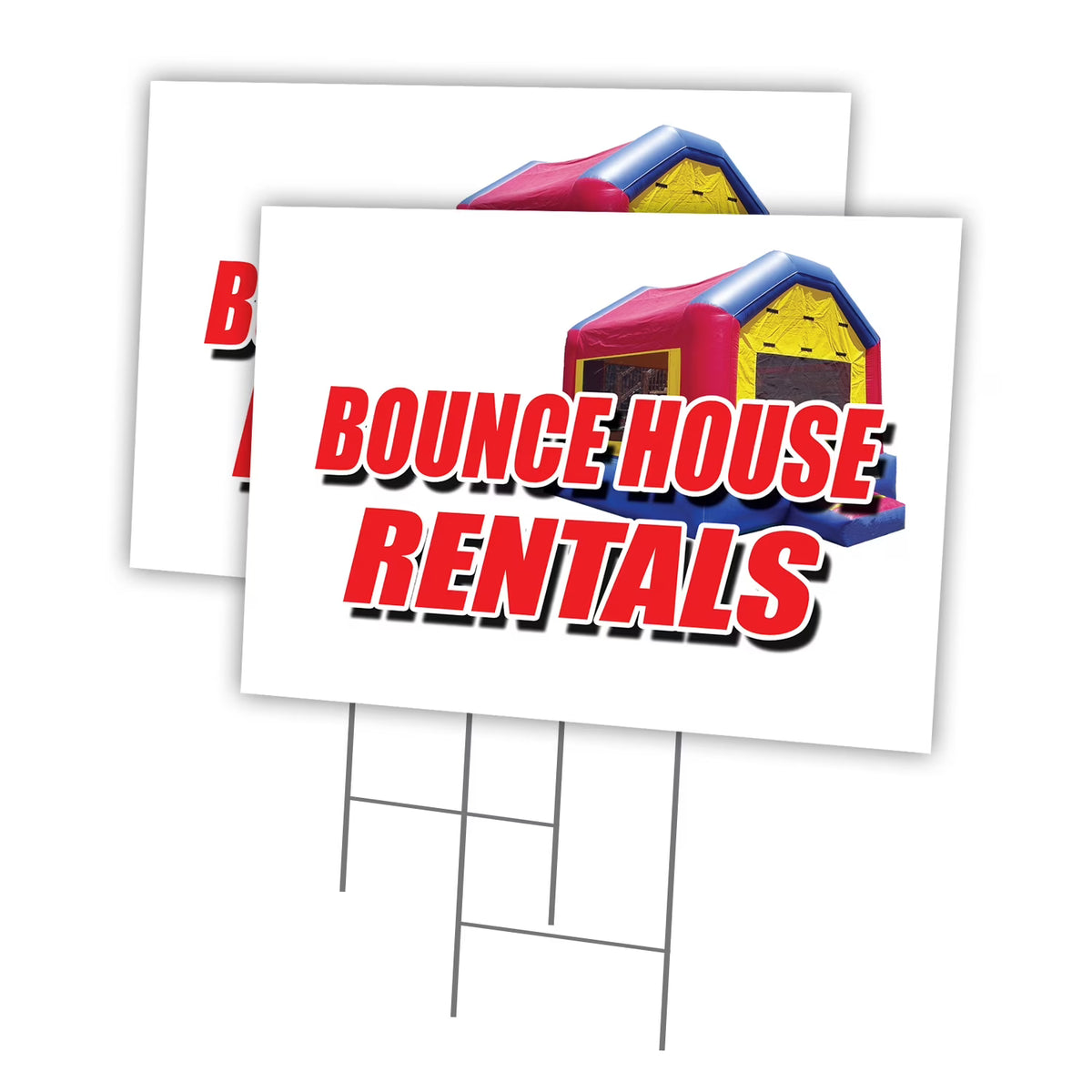 2 Pack of 12" x 16" Yard Sign & Stake A462733