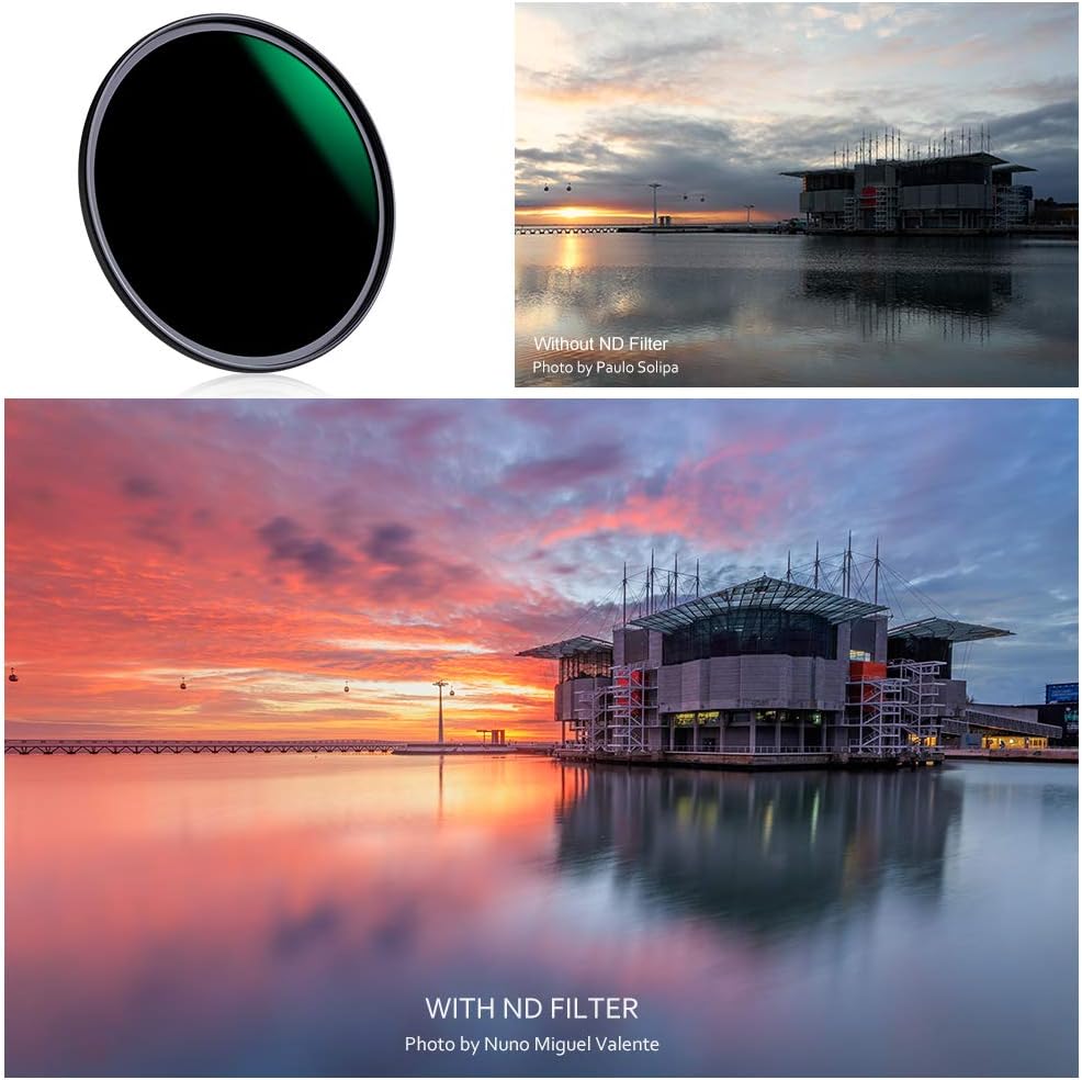 46mm ND8 ND64 CPL Circular Polarizer Filter Kit with Multi-Layer Coatings, Pack of 2 P17713