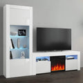 Electric Fireplace Wall Unit Entertainment Center I14507