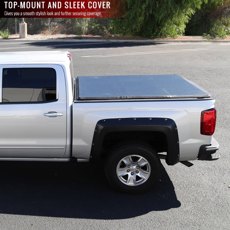 Tri-Fold Tonneau Cover for Nissan Frontier King Cab G730