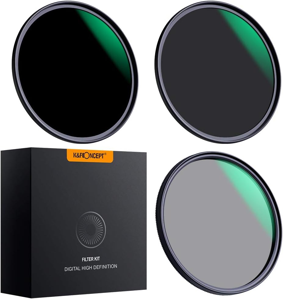 46mm ND8 ND64 CPL Circular Polarizer Filter Kit with Multi-Layer Coatings, Pack of 2 P17713