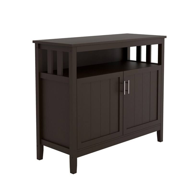 Wooden Kitchen Storage Sideboard Buffet Server Cabinet, Brown E35022