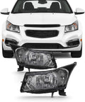 Driver Left + Passenger Right Side Pair Halogen Headlights for Chevy Cruze H4187