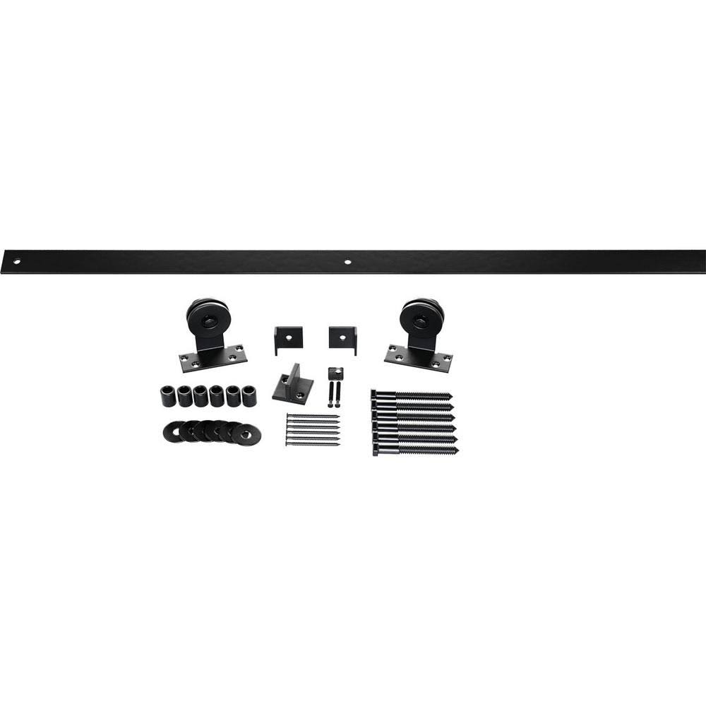 56 Inches Black Barn Door Hardware Set I9961