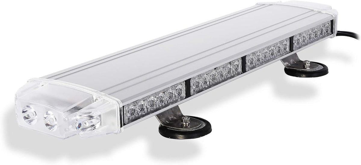 Green/White 23in Magnetic Roof Mount LED Light Bar P741