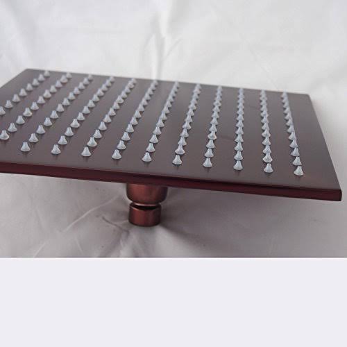 Oil Rubbed Bronze Square Rainfall LED Shower Head R7012