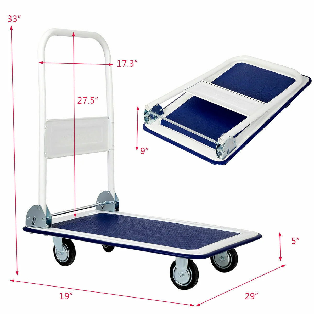 Foldable Platform Cart Dolly Y965648