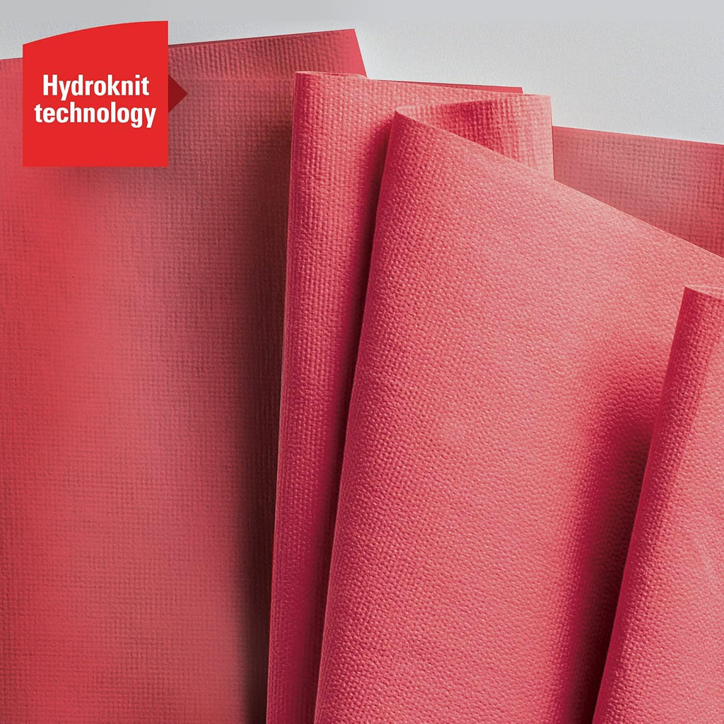 Red Jumbo Roll Reusable Wipes, 475 Sheets T8182