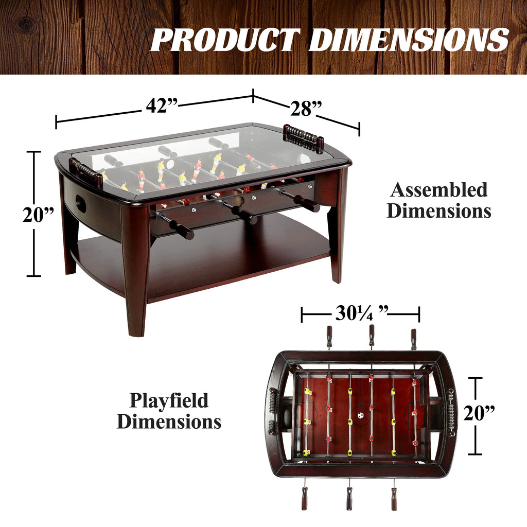 42 Inch Foosball Coffee Table Z150