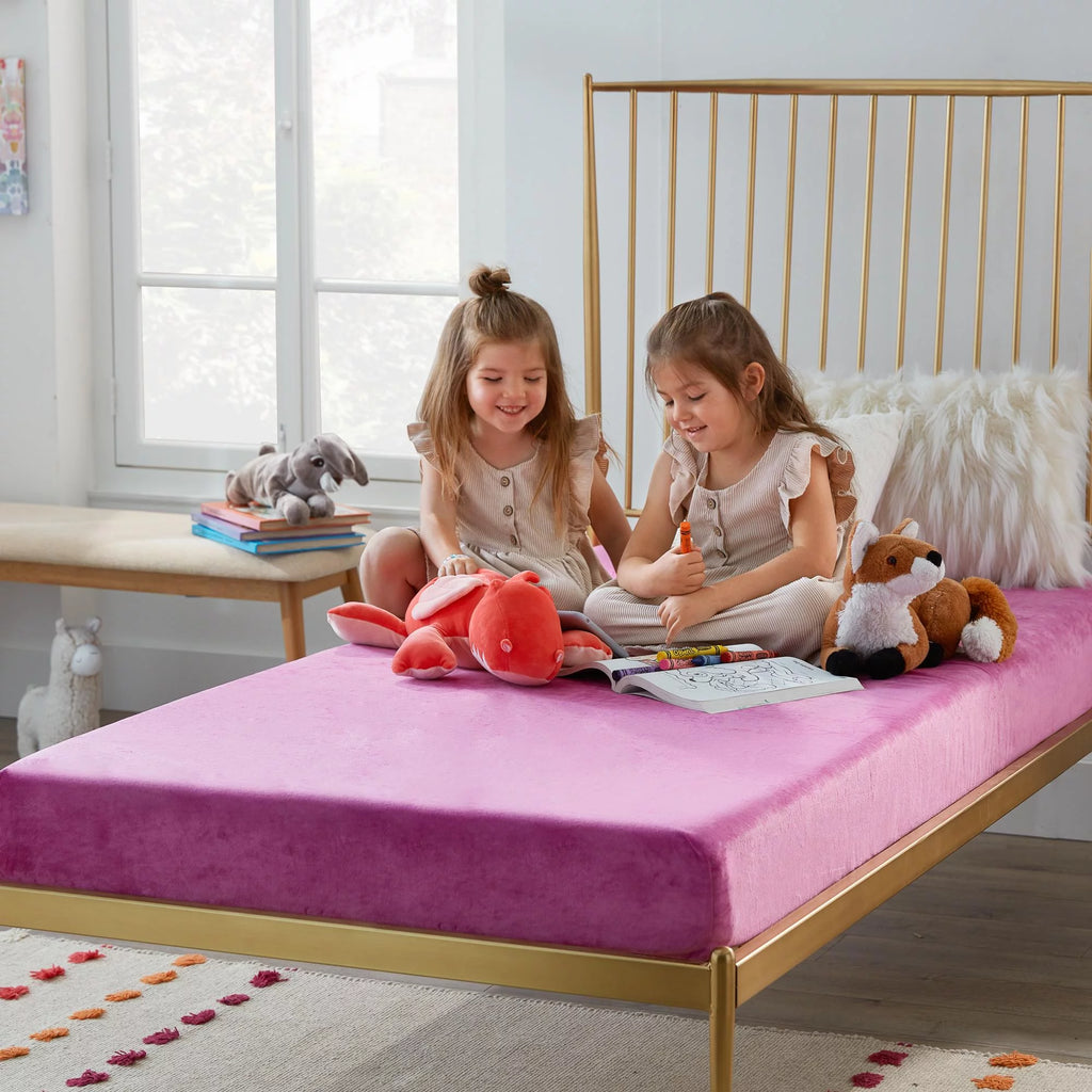Waterproof Gel Memory Foam Kids Mattress Twin Blue V3285