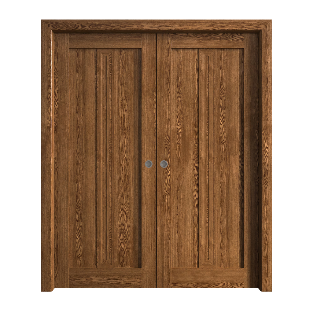 Solid Wood Interior Double Pocket Doors G44923