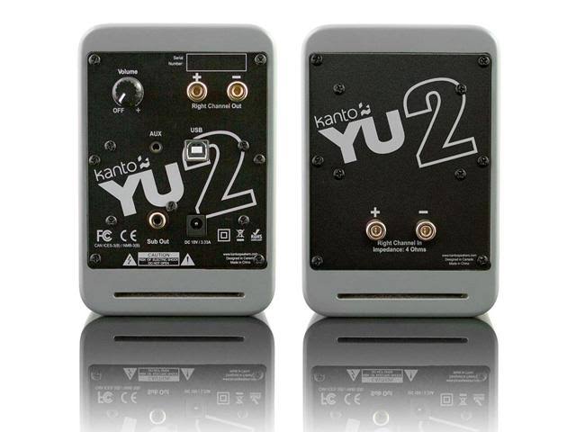 Matte Gray Powered Desktop Speakers U57620