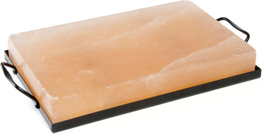 Himalayan Salt Plate with Holder, Pack of 2 O53814