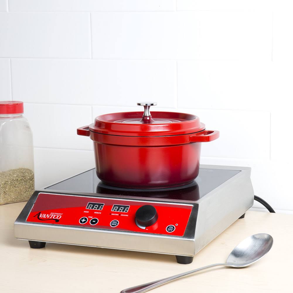 2.5 Quart Round Red Cast Aluminum Dutch Oven S12392
