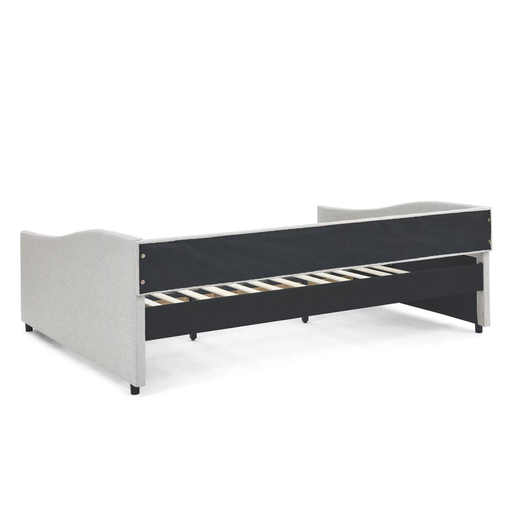 Upholstered Queen Size Daybed with Drawers Q3081