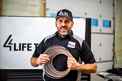 25 ft 1/4 Copper-Nickel Brake Line Tubing Coil and Fitting Kit O71508