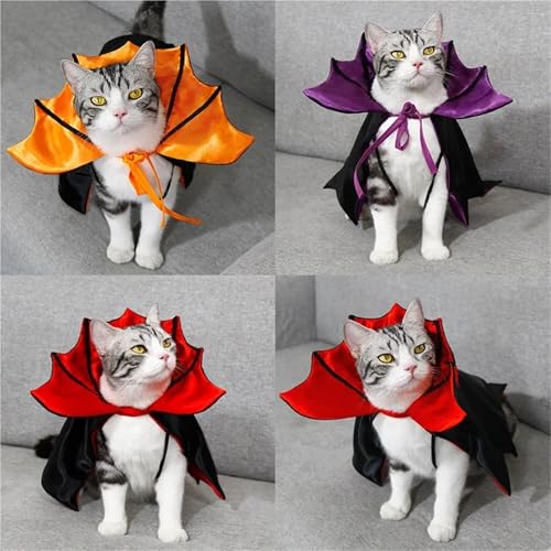 Halloween Pet Cosplay Vampire Cloak Attire F508