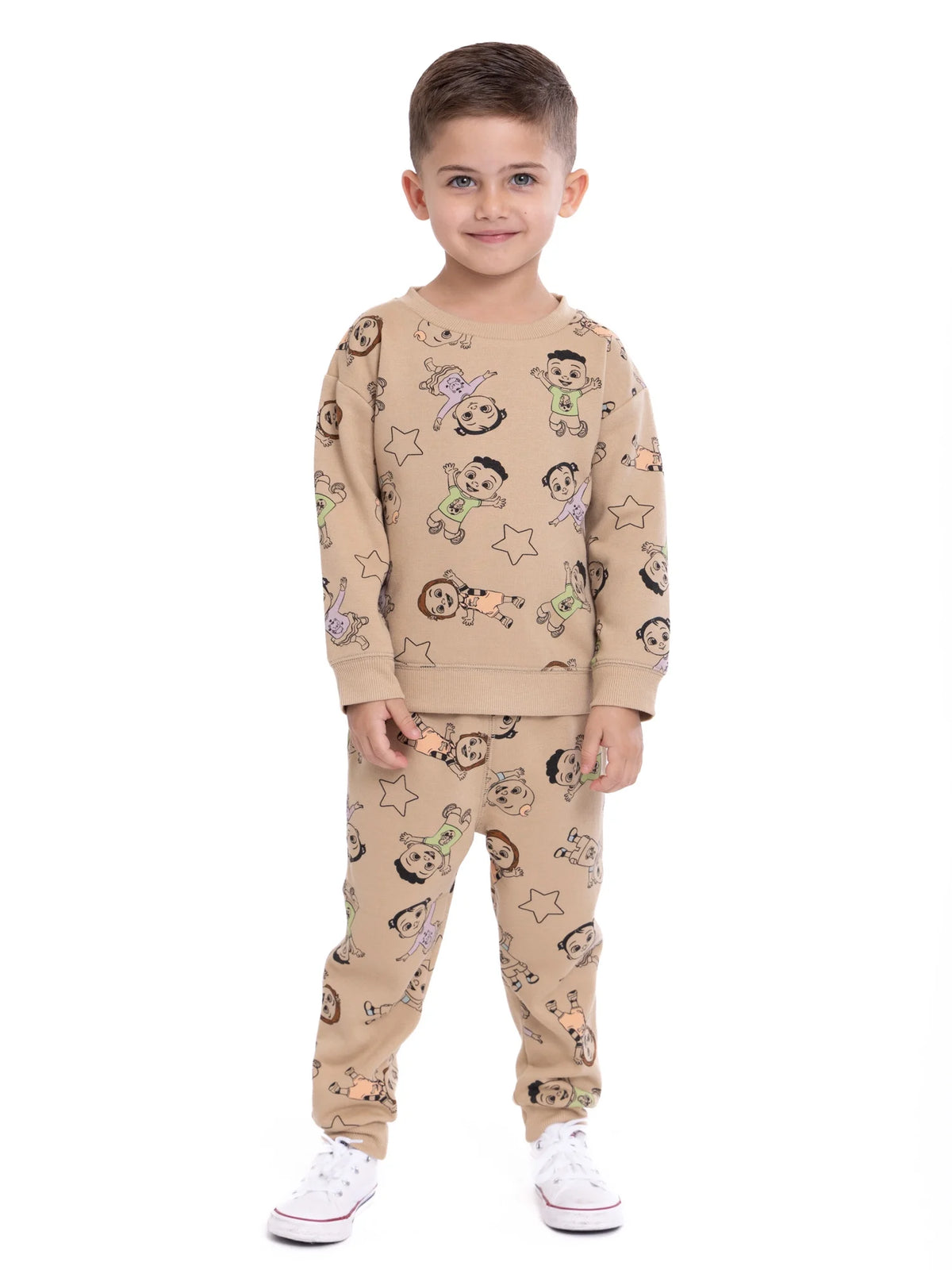 Toddler Pullover and Jogger Pants Outfit Set, 2-Piece X766829