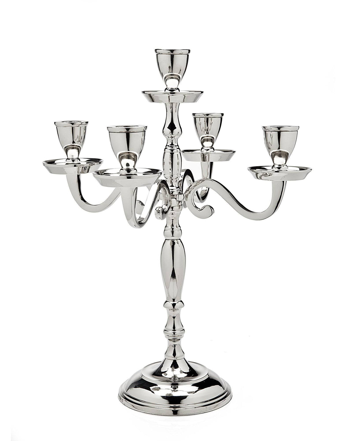 Classic Nickel Plated Candelabra 5 Light I18995