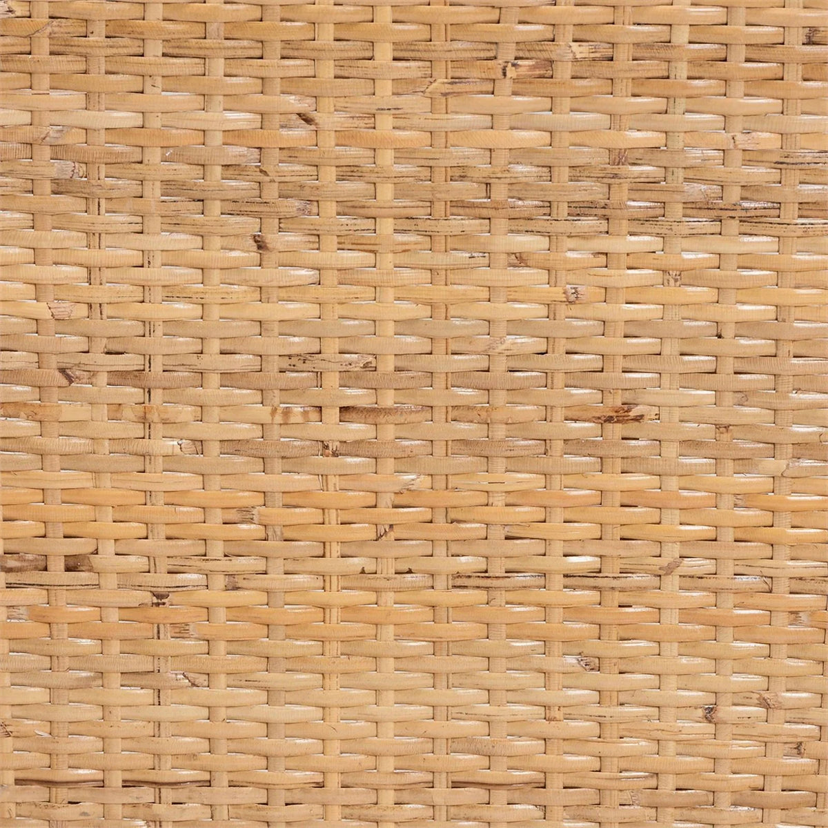 Natural Rattan and Walnut Brown Acacia Wood Counter Stool J40121