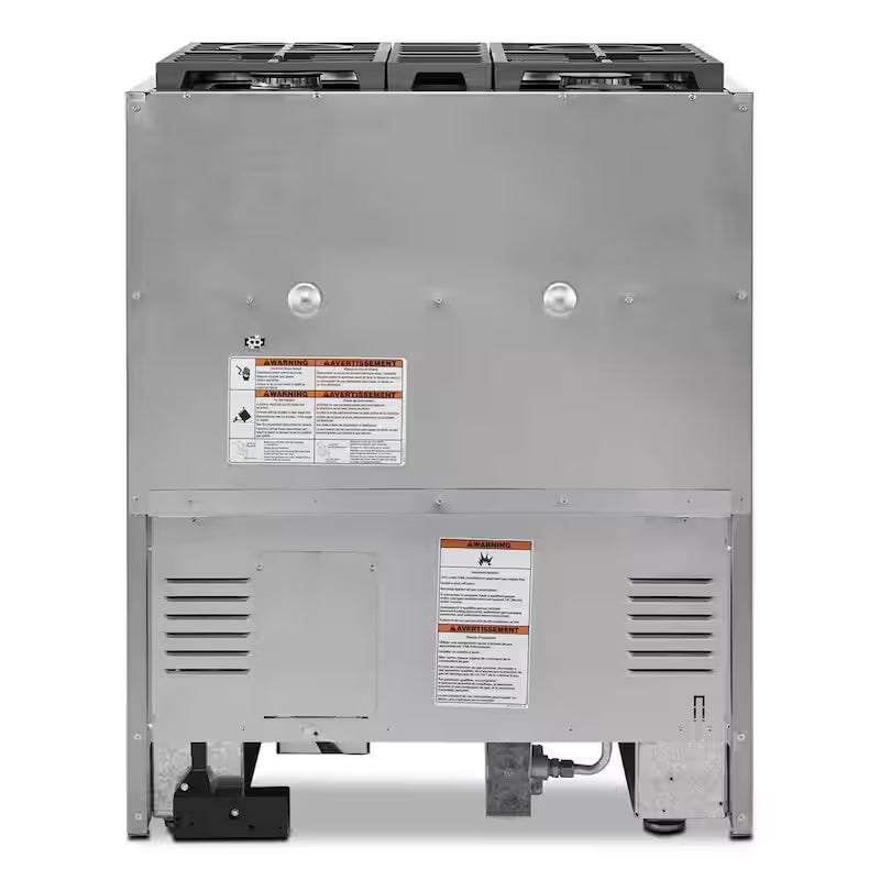 4 Burner Dual Fuel Freestanding Smart Range in Stainless Steel W791