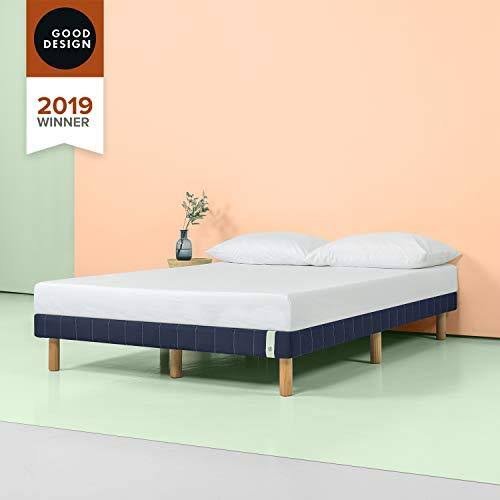 Navy Metal King Mattress Foundation S14482