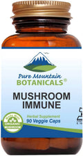 Kosher Vegan Mushroom Immune Capsules, 90 Caps D552
