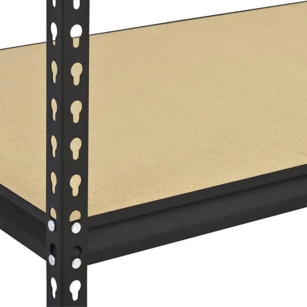 5-Shelf Steel Freestanding Shelving Unit Black A333514