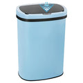 13 Gallon Touch Free Stainless Steel Trash Can O216