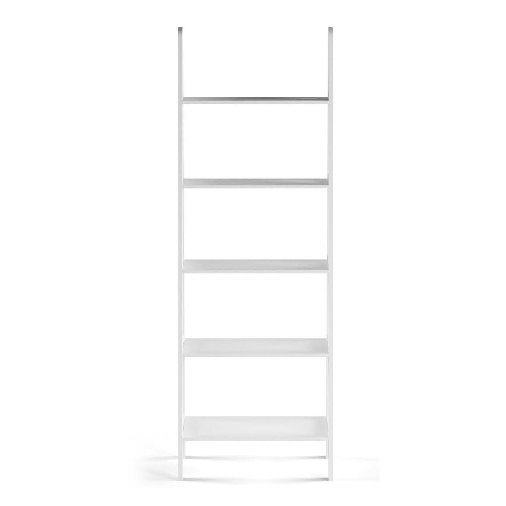 Espresso 5-Shelf Ladder Bookcase D499