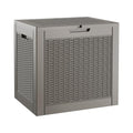 150 Gallon Black Resin Outdoor Storage Box W79974