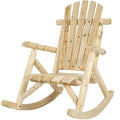 Wooden Log Rocking Chair V224469