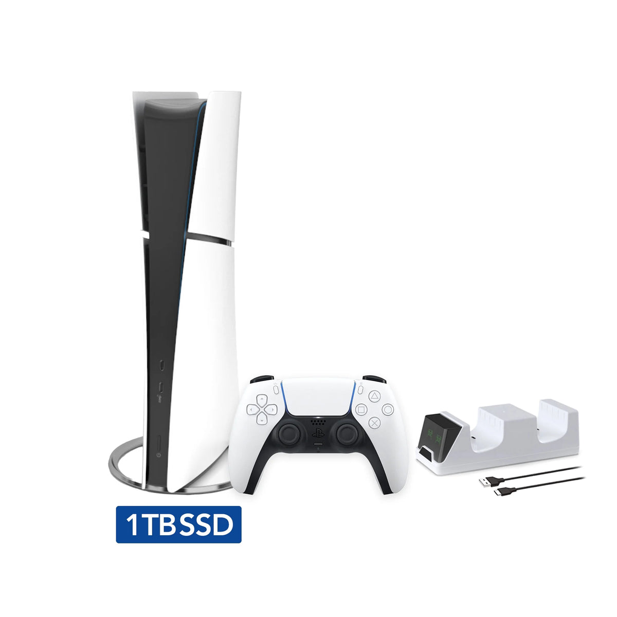 White Slim Digital Edition Console with Controller Y118166