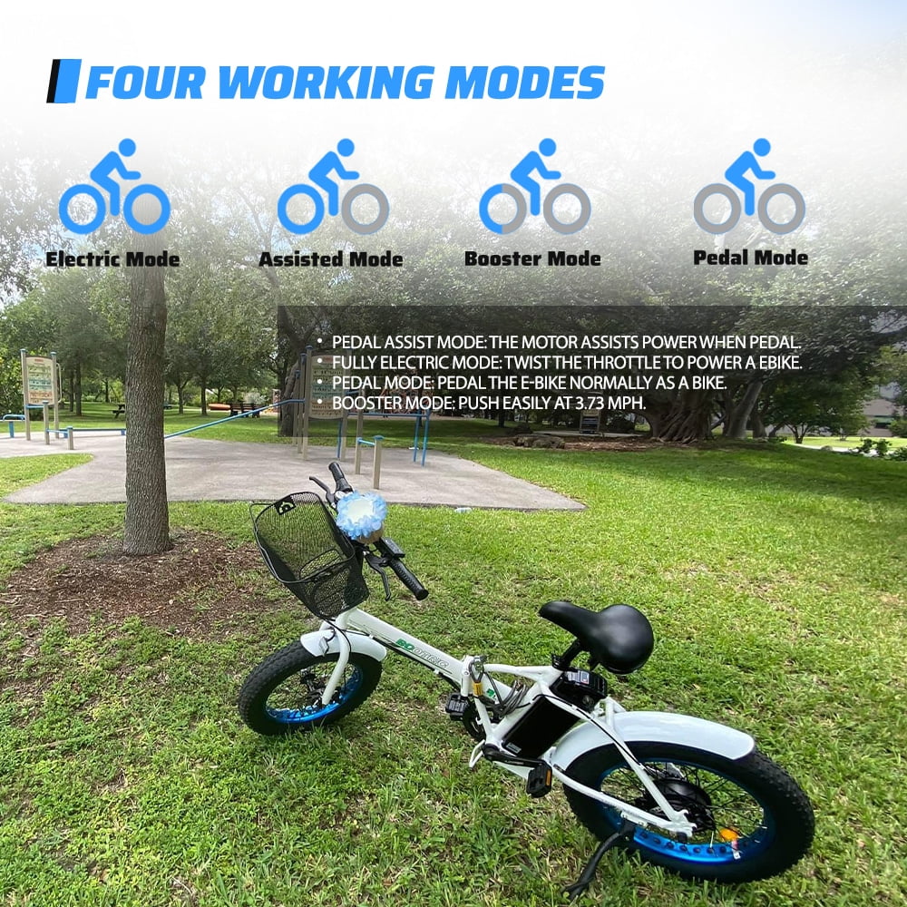 20 Fat Tire Folding Electric Bike 500W 36V R266694