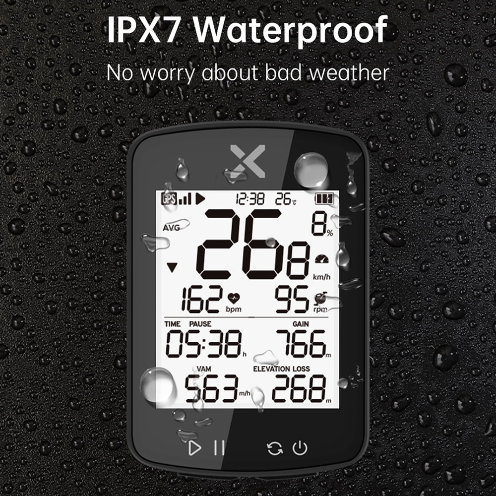 Wireless Waterproof Bike Computer with Speed Distance Thermometer F662470