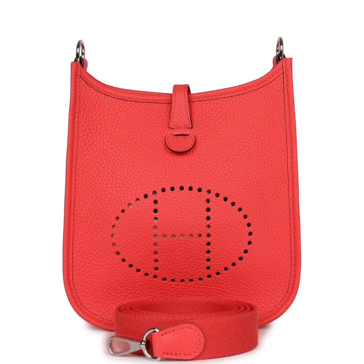Rose Clemence Palladium Hardware Bag K74390