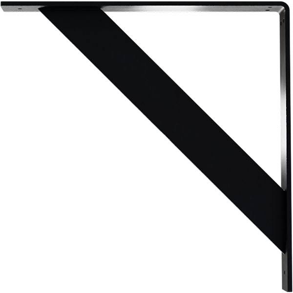 Traditional Steel Bracket, Powder Coated Black M153932