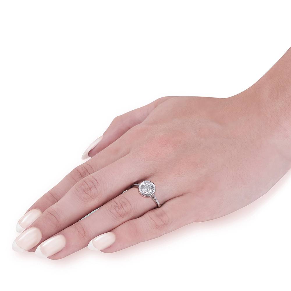 1/8 ct Diamond Engagement Ring Setting F69580