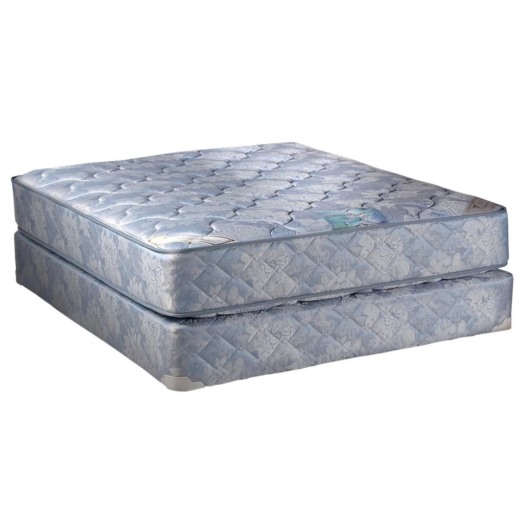 Blue Queen Mattress Set with Bed Frame M455