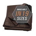 Large Waterproof Poly Tarp with Grommets 8' x 10' F595572