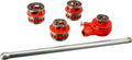 Ratchet Threader Set, 1/2-Inch to 1-1/4-Inch NPT Pipe Threading Dies and Manual Ratcheting Pipe Threader with Carrying Case Q666