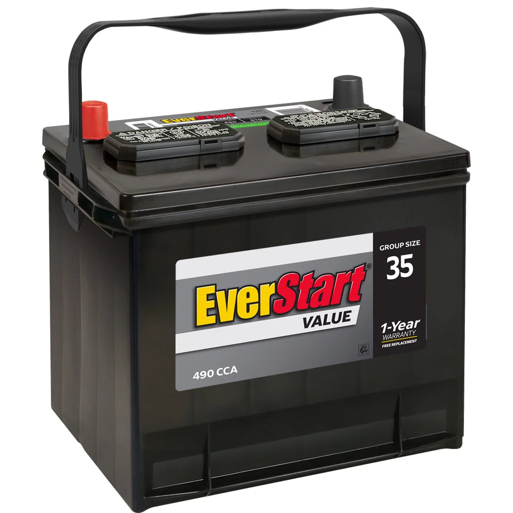 Lead Acid Automotive Battery Group Size 35 12 Volt 490 CCA F9716