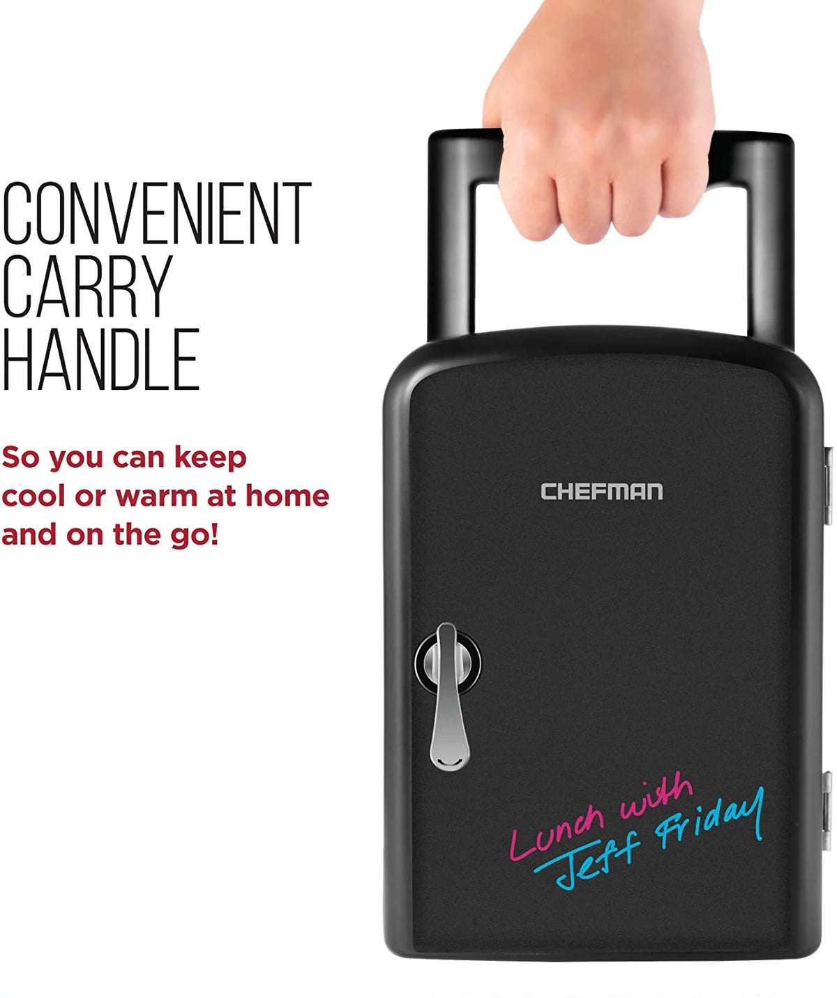 Portable 4L Mini Fridge Black W374