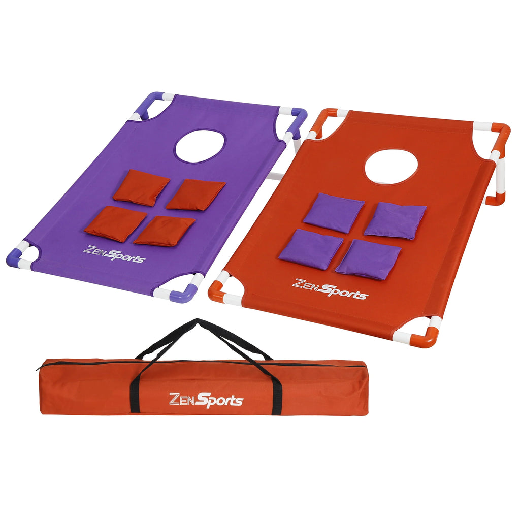 Portable PVC Cornhole Game Set with Case D75327