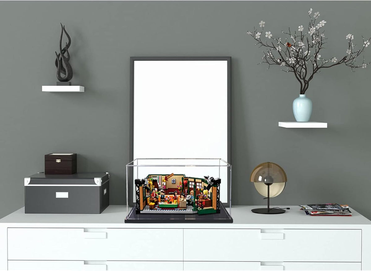 Clear Acrylic Dustproof Display Case Pack of 2 W15473