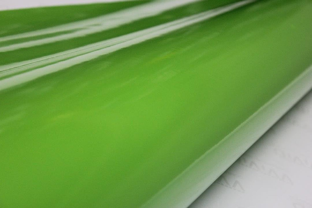 Lime Green Gloss Car Wrap Vinyl Roll with Air Release 3mil (6ft x 5ft) Pack of 2 S42784